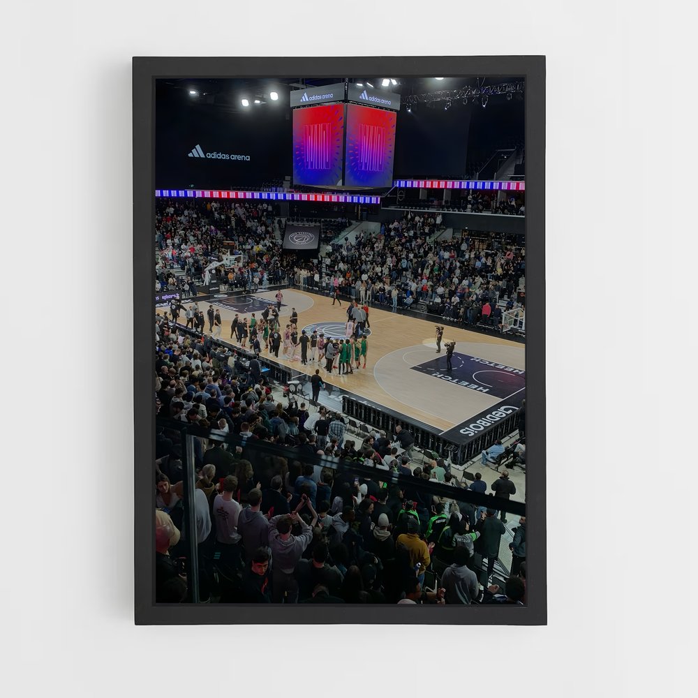 Poster La Foule Parisienne – affiche Basketball (vue 2)